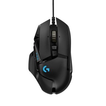 Мишка Logitech G502 Hero, оптична (16 000dpi), USB, черна, геймърска, RGB | JAR Computers Logitech G502 Hero