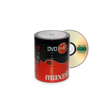 Оптичен носител DVD-R media 4.7Gb, Maxell, 100 бр. image