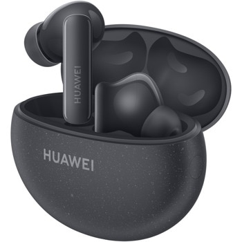 Слушалки Huawei FreeBuds 5i, безжични, Bluetooth, микрофон, шумопотискане, IP54, черни | JAR Computers Huawei FreeBuds 5i Nebula Black