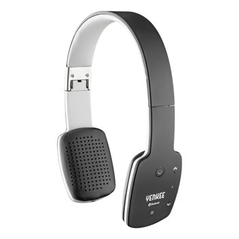 Слушалки Yenkee YHP 15BTBK, безжични, Bluetooth, микрофон, до 10 часа време на работа, 32mm говорители, сиви | JAR Computers Yenkee YHP 15BTBK 35045851