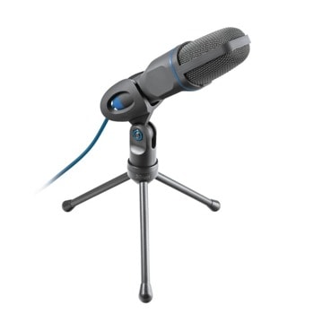 Микрофон TRUST Mico 23790, 1.8m кабел, 3.5mm, USB, вокален, черен | JAR Computers TRUST Mico 23790