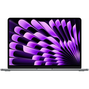 Лаптоп Apple MacBook Air 13.6 M3 (MC8G4ZE/A)(Space Grey), осемядрен Apple M3 4.05GHz, 13.6" (34.54cm) Liquid Retina True Tone 500nits IPS Display, 16GB LPDDR5, 256GB SSD, 2x Thunderbolt 4, macOS | JAR Computers Apple Macbook Air 13.6 M3 16/256GB Grey MC8G4ZE/A