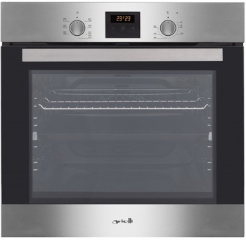Фурна за вграждане Arielli AOE-960T3, 60 л. обем, 2 нива на готвене, 10 функции, Push бутони, сива | JAR Computers Arielli AOE-960T3