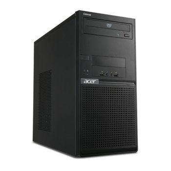 Настолен компютър Acer Extensa EM2610 (DT.X0CEX.004), дву-ядрен Intel Pentium G3250 3.20GHz, 4GB RAM, 1TB HDD, GeForce GT705 1GB (HDMI & DVI), Lan1000, клавиатура & мишка, Free DOS | JAR Computers Acer Extensa EM2610 DT.X0CEX.004