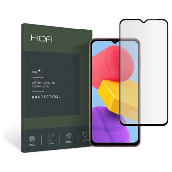 Протектор от закалено стъкло /Tempered Glass/ за Samsung Galaxy M13, Hofi Glass Pro Plus Tempered Glass 2.5D, черен/прозрачен | JAR Computers Hofi Glass Pro Plus 2.5D за Galaxy M13