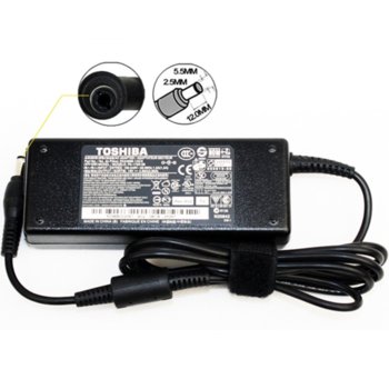 Захранване за лаптопи TOSHIBA 19V/3.95A/75W, 5.5x2.5mm | JAR Computers TOSHIBA 19V/3.95A/75W, 5.5x2.5mm