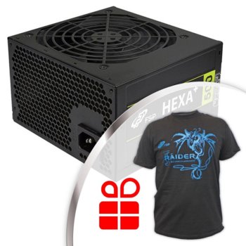 Fortron Hexa+ 500W + T-shirt FSP