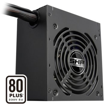 Захранване Sharkoon SHP V2, 550W, Active PFC, 80 PLUS White, 120mm вентилатор | JAR Computers PSU Sharkoon, SHP V2, 550W 4044951019779