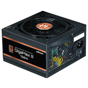 Захранване Zalman GigaMax III, 750W, Active PFC, 80 Plus Bronze, 120mm вентилатор | JAR Computers Zalman GigaMax III 750W 80 Plus Bronze ZM750-GV3