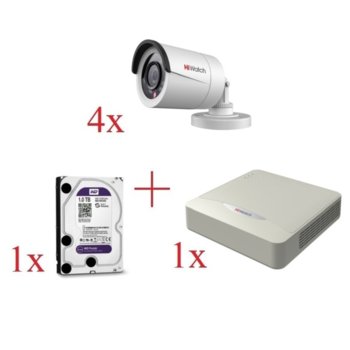 HiWatch DS-I110 DS-N104 1TB HDD