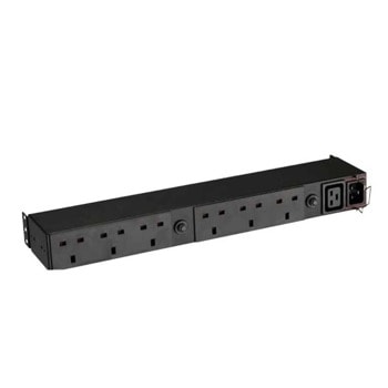 Eлектрически филтър Eaton EFLX6B, 1x IEC 60320 C20 16A, 6x power BS, 1x IEC connector | JAR Computers EATON FlexPDU 6 BS