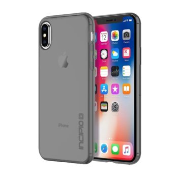 Калъф за Apple iPhone XS, термополиуретанов, Incipio NGP Pure IPH-1630-SMK, удароустойчив, черен-прозрачен | JAR Computers Incipio NGP Pure IPH-1630-SMK