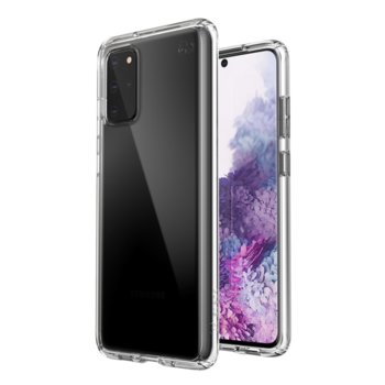 Калъф за Samsung Galaxy S20 Plus, хибриден, Speck Presidio Perfect Clear 136371-5085, удароустойчив, прозрачен | JAR Computers Speck Presidio Perfect Galaxy S20 Plus 136371-5085