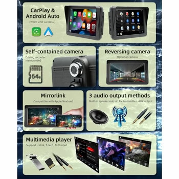 Преносим дисплей за автомобил X5570R 13322