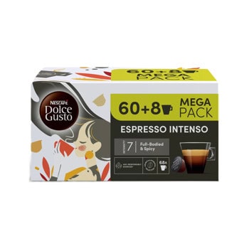 Кафе капсули NESCAFE Dolce Gusto Espresso Intenso, 68 напитки | JAR Computers NESCAFE Dolce Gusto Espresso Intenso 68 12623546