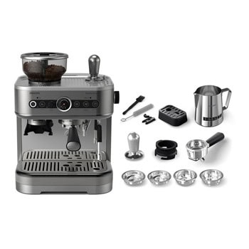 Кафеавтомат Philips Barista Brew, 1350W, 15 bar, 2.3 l. обем на резервоара за вода, 15 настройки на мелачката, сив | JAR Computers Philips Barista Brew PSA3228/01