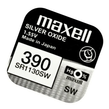 Батерия сребърна Maxell SR, 1.55V, 1 бр. SR1130SW