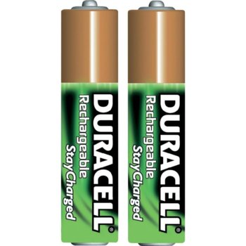 2x DURACELL Rechargeable AAA Precharged 800mAh