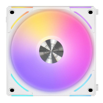 Вентилатор 120mm, Lian Li Uni Fan AL120 V2 (G99.12ALV21W.00), 4-pin, 2000rpm, ARGB подсветка, бял | JAR Computers Lian Li Uni Fan AL120 V2 ARGB WH G99.12ALV21W.00