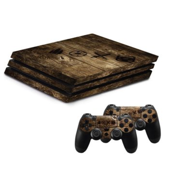 Стикери Wood за SONY PlayStation 4 PRO image