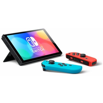 Nintendo Switch OLED - Neon Red & Neon Blue