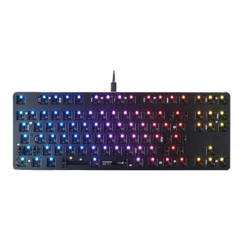Основа за клавиатура Glorious GMMK TKL, геймърскa, механична, ISO Layout, RGB подсветка, черна, USB | JAR Computers Основа за клавиатура Glorious GMMK ISO Layout