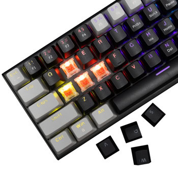 white shark wakizashi 2 red switches black gray
