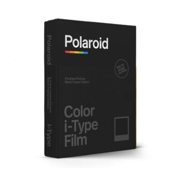 Фотохартия Polaroid Color film for i-Type – CBlack Frame Edition, 4 x 3 inch, за Polaroid Now, 8 листа image