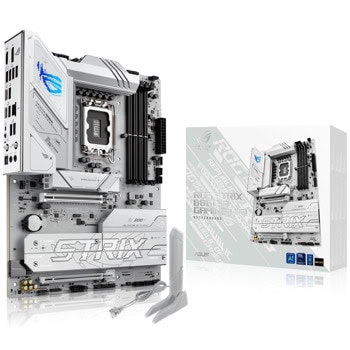 Дънна платка Asus ROG STRIX B860-A GAMING WIFI, B860, LGA1851, DDR5, PCI-E 5.0 (USB4&DP&HDMI), 4x SATA 6Gb/s, 4x M.2 slots, 1x USB4, 3x USB 3.2 Gen 2, 2.5GbE LAN, Wi-Fi 7, Bluetooth 5.4, ATX | JAR Computers Asus ROG STRIX B860-A GAMING WIFI 90MB1JI0-M0EAY0