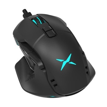 Мишка Delux M629DB PMW3325, безжична/жична, оптична (5000 dpi), 7 бутона, 500mAh батерия, USB, черна | JAR Computers Delux M629DB PMW3325