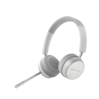 Слушалки Energy Sistem Office 6, безжични, Bluetooth, микрофон, 40mm драйвери, управление с гласови асистенти Google и Siri, до 15 часа време на работа, бели | JAR Computers Energy Sistem Office 6 White 453221