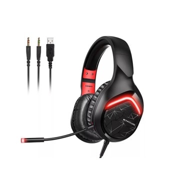 Слушалки Somic GS301, микрофон, 2 метра кабел, 2x 3.5mm TRS, 1x USB, черни | JAR Computers Somic GS301