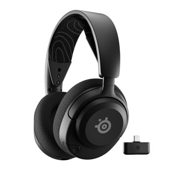 Слушалки SteelSeries Arctis Nova 5, безжични, Bluetooth, USB-C, микрофон, гейминг, 360° Spatial Audio, до 60 часа време на работа, черни | JAR Computers SteelSeries Arctis Nova 5 Black 61670