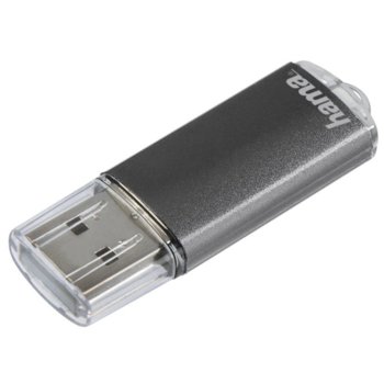 Памет 16GB USB Flash Drive, Hama Laeta, USB A 2.0, сива | JAR Computers Hama 16GB USB Laeta