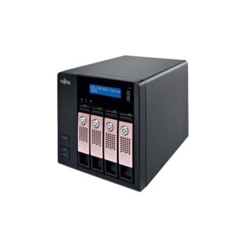Мрежови диск (NAS) Fujitsu Celvin NAS Q805 (S26341-F108-L722), четириядрен Bay Trail Intel® Celeron® J1900 2.0/2.42GHz, 2 GB DDR3L, 12TB (4x 3TB) HDD SATA, 4x RJ-45, HDMI, 3x USB 3.0, Tower | JAR Computers Fujitsu Celvin NAS Q805