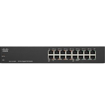 Cisco SG110-16HP 16-Port PoE Gigabit Switch