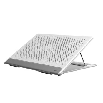 Поставка за лаптоп Baseus Foldable Laptop Stand (SUDD-2), до 15"(38.1 cm), сгъваема, гумирано покритие, бяла image