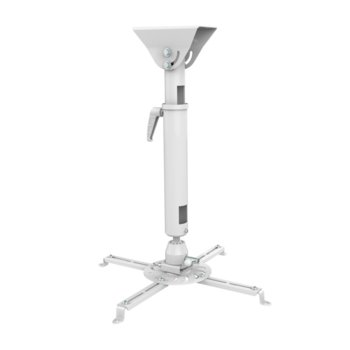 Стойка за проектор Sunne PRO300M, за таван, въртене на 360° и наклон до 20°, регулиране на дължината от 470мм до 600мм, до 25кг | JAR Computers Sunne PRO300M Ceiling/Bevel Projector Bracket