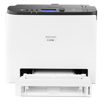 Лазерен принтер Ricoh P C311W, цветен, 2400 x 600 dpi, 25 стр/мин, Wi-Fi, LAN, USB, A4, A5, A6, B4, B5 | JAR Computers Лазерен принтер Ricoh P C311W