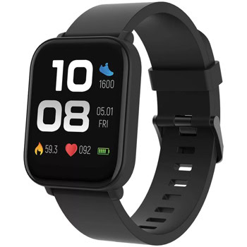 Смарт часовник Canyon Easy SW-54, 1.7" (4.31cm) IPS дисплей, Bluetooth, следене на сърдечния ритъм, мониторинг на съня, 14 спортни режима, IP68, до 5 дни време на работа, 64MB Flash памет, черен | JAR Computers Canyon EASY SW-54 Black CNS-SW54BB