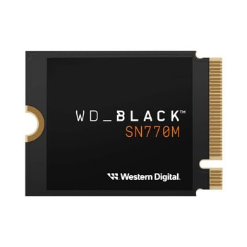 Памет SSD 1TB Western Digital WD_BLACK SN770M (WDS100T3X0G-00CHY0), NVMe, M.2 (2230), скорост на четене до 5150MB/s, скорост на запис до 4900MB/s | JAR Computers Western Digital WD_BLACK SN770M 1TB WDS100T3X0G
