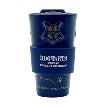 Термочаша ABYstyle Harry Potter- Ceramic Travel mug - Hogwarts, 450ml, керамична, синя | JAR Computers Harry Potter - Ceramic Travel mug - Hogwarts