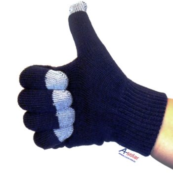 A-Solar Gloves L Black