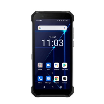 Смартфон myPhone Hammer Construction(черен), поддържа 2 SIM карти, 6" (15.24 cm)PS дисплей, осемядрен MediaTek MediaTek G85, 6GB RAM. 128GB Flash памет, 16 & 8 Mpix камери, Android, 321g | JAR Computers смартфон myphone hammer construction