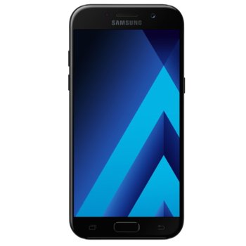 Samsung Galaxy A5 (2017) (черен), 5.2" (13.21 cm) Super AMOLED Display, осемядрен Exynos 7880 1.9GHz, 3GB RAM, 32GB Flash памет(+microSD слот), 16 & 16 Mpix camera, Android, 159g | JAR Computers Samsung Galaxy A5 (2017) 32GB Single Sim Black