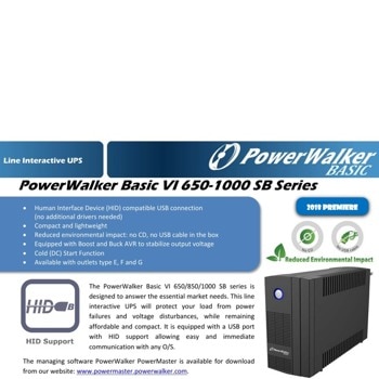 PowerWalker VI 1000 SB 10121068