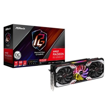 Видео карта AMD Radeon RX 6900 XT (Refurbished), 16GB, ASRock Phantom Gaming D OC, PCI-E 4.0, GDDR6, 256-bit, DP, HDMI | JAR Computers ASRock RX6900XT PGD 16GO Ref