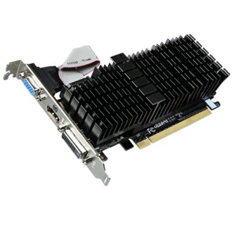 Видео карта GF GT 710, 1GB, Gigabyte GV-N710SL-1GL, PCI-E 2.0, GDDR3, 64 bit, HDMI, DVI | JAR Computers Gigabyte GV-N710SL-1GL