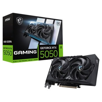 Видео карта Nvidia GF RTX 5050, 8GB, MSI Gaming, OC, PCI-E 5.0, GDDR6, 128-bit, DisplayPort, HDMI | JAR Computers MSI GF RTX 5050 8GB Gaming OC