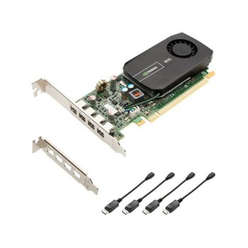 Видео карта PNY Quadro 4 VCNVS510DP-PB, 2GB, DDR3, PCI, 128bit, EXP x 16x, 4 x DP | JAR Computers PNY Quadro 4 VCNVS510DP-PB 2GB PCI